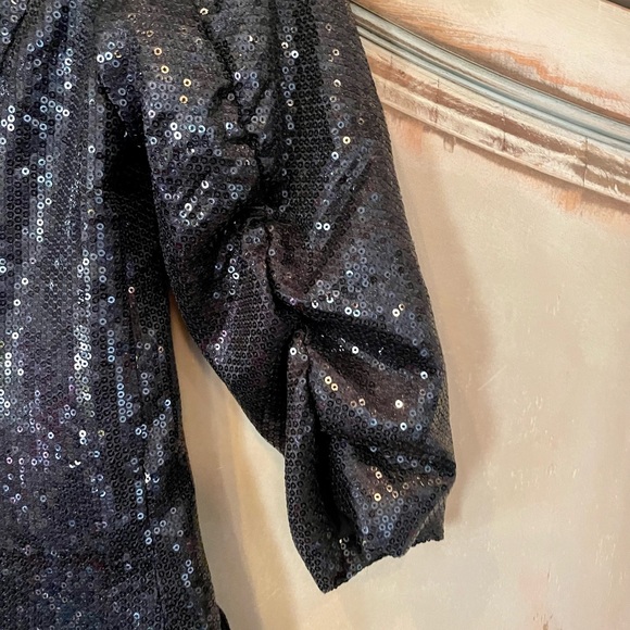 Arden B Black Sequin Jacket size Small. Fits more like an XS. - Picture 5 of 11